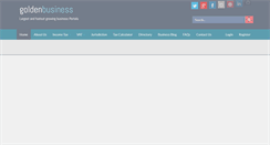 Desktop Screenshot of goldenbusinessbd.com
